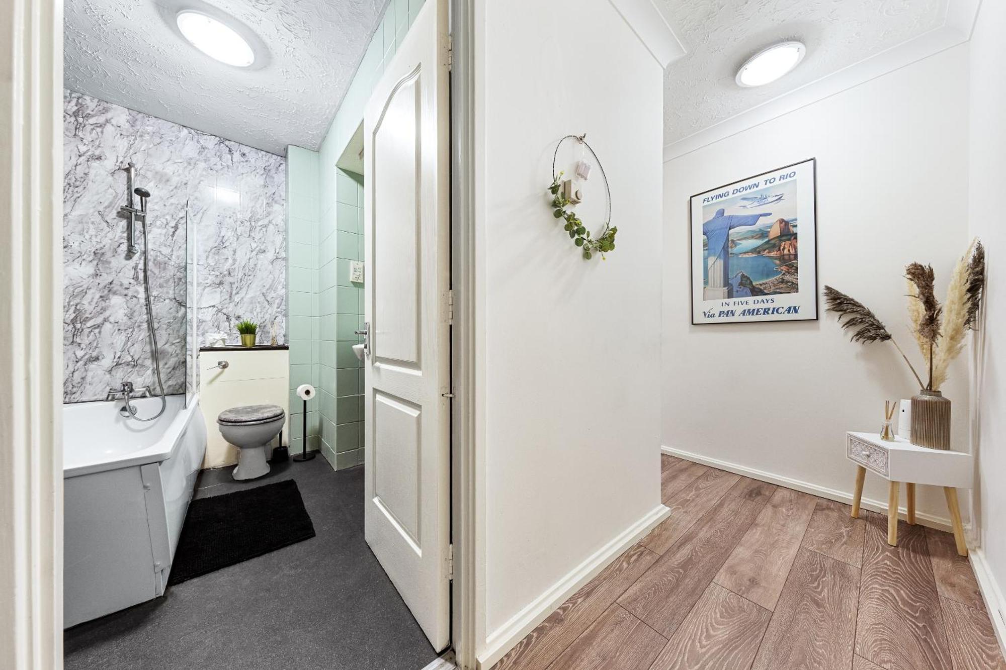 Elegant & Cozy Fbs Downtown Flat Lejlighed London Værelse billede