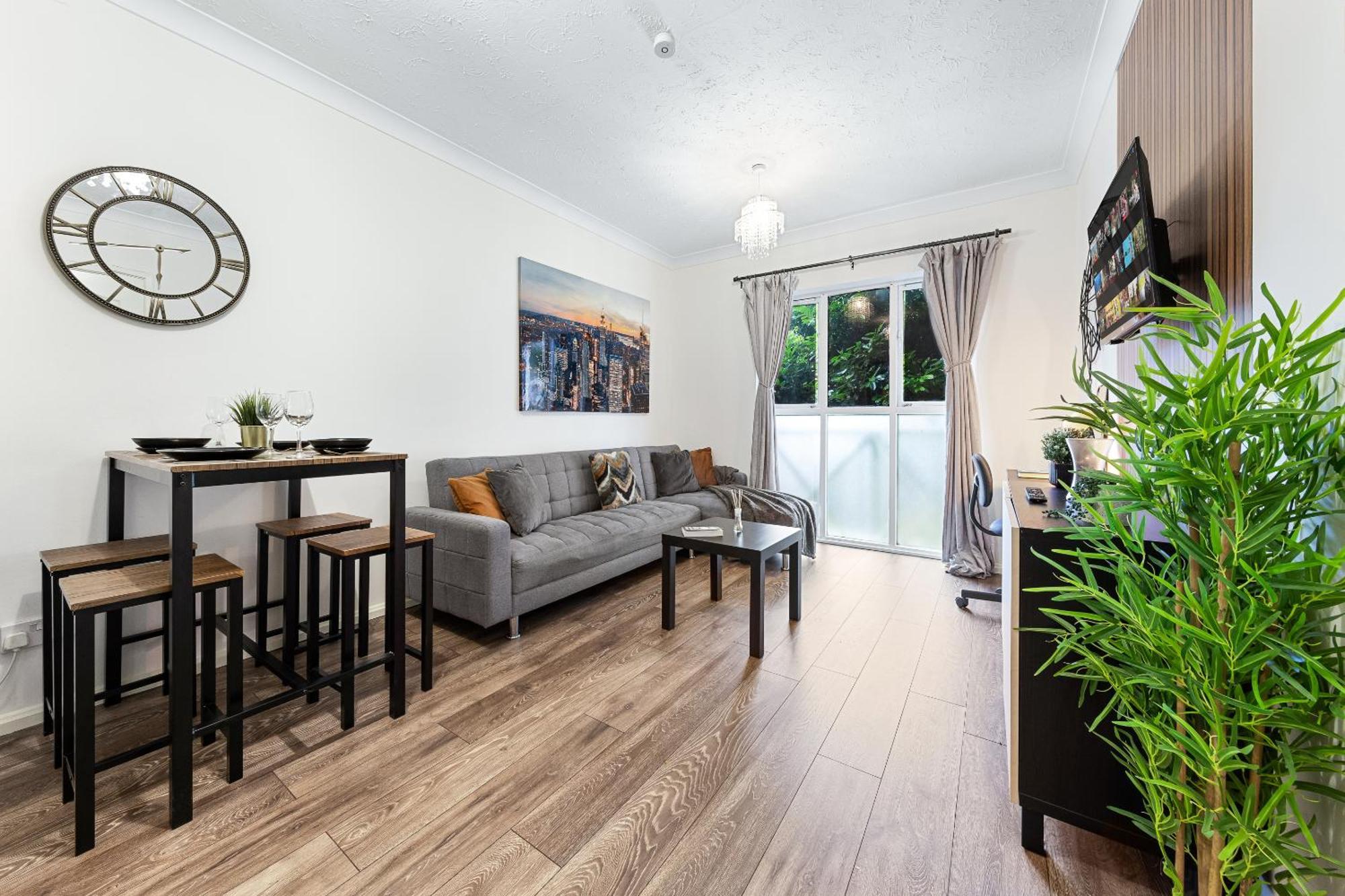 Elegant & Cozy Fbs Downtown Flat Lejlighed London Værelse billede
